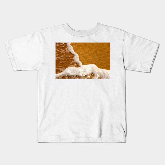 Overlapping Surf Meets Sand, Punta Cana Kids T-Shirt by BrianPShaw